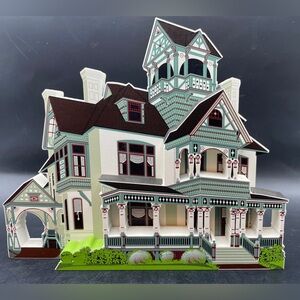 NIB Shelia's Allyn Mansion 1885 Delavan Wisconsin Artist Proof 160/200 Victorian